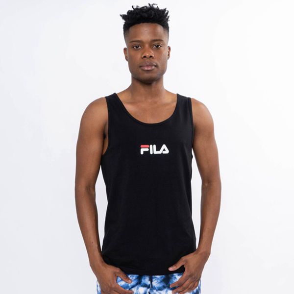 Tops De Alças Fila Homem Pretas - Fila Timmy Portugal Lojas,ICAE-46382